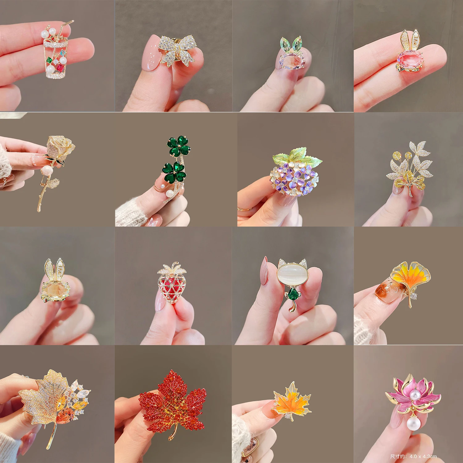 Collar pin, fixed clothing needle, brooch, fashionable and cute bow, women's brooch, metal anti glare