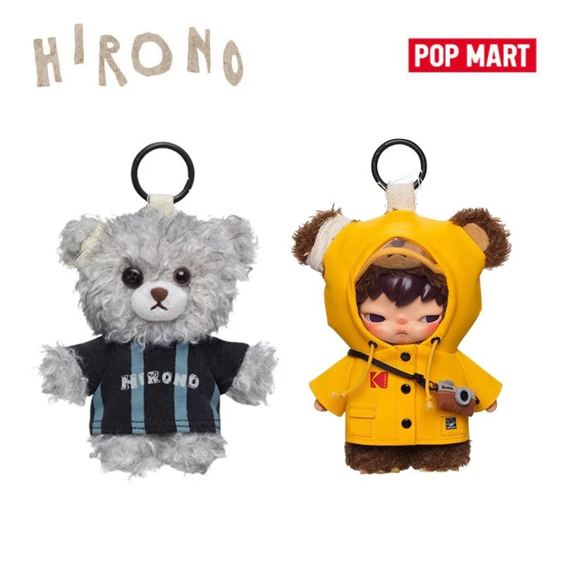 

POPMART Hirono X Kodak Click Little Bear Cute Plush Pendant Lovely Plush Doll Bag Decoration Ornament Gift For Adult Collectors