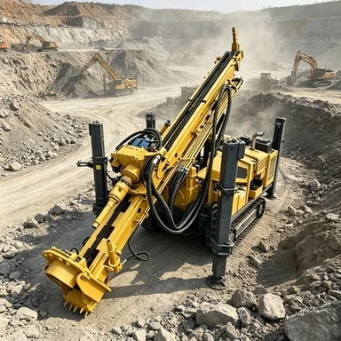 Low Cost 350m Depth 6 Cylinder Engine Reverse Circulation RC Drilling Rig for Coal Seam Driven by Diesel Engine for Sale