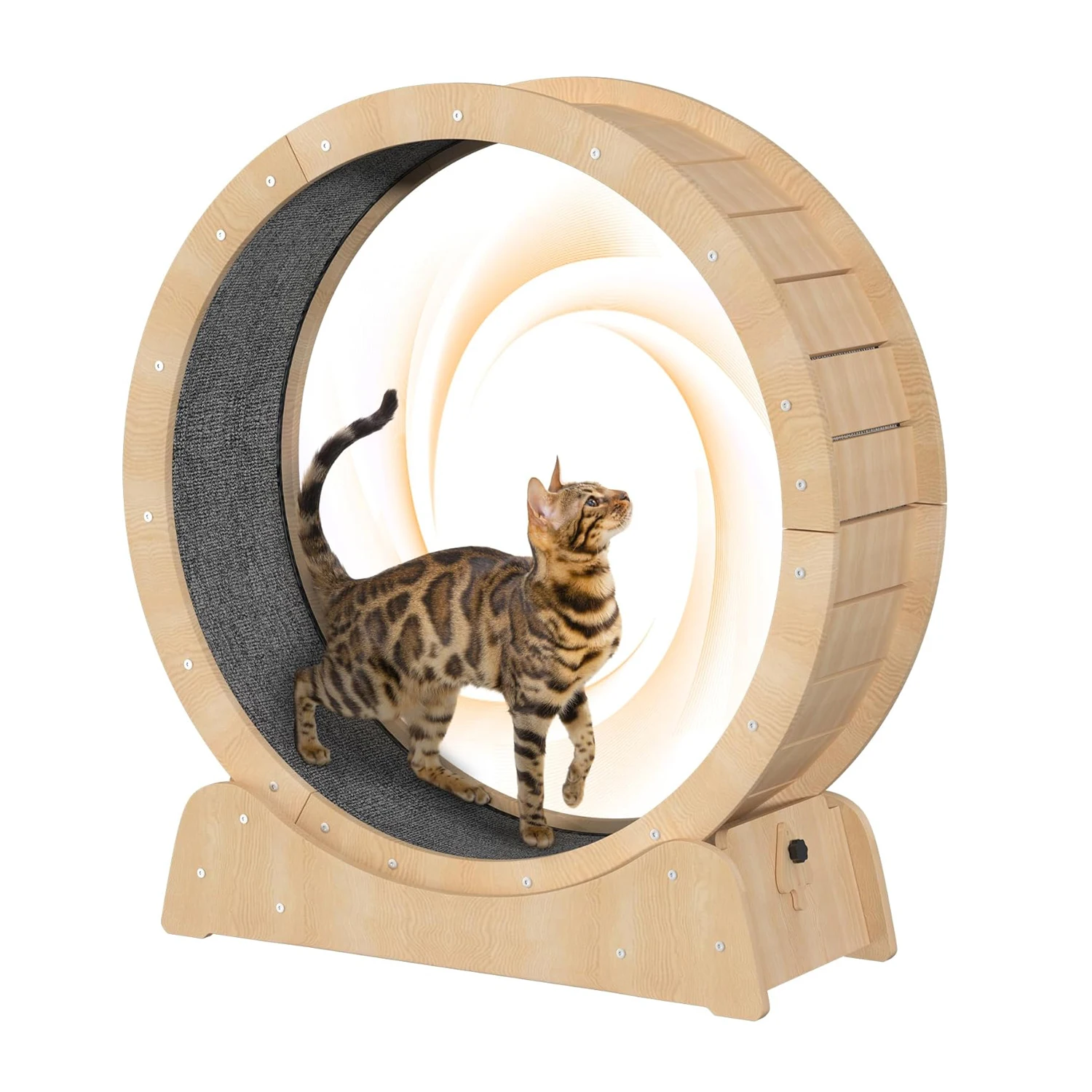 

Easy Installation Large Cat Treadmill Cat Exercise Wheel With Pedometer