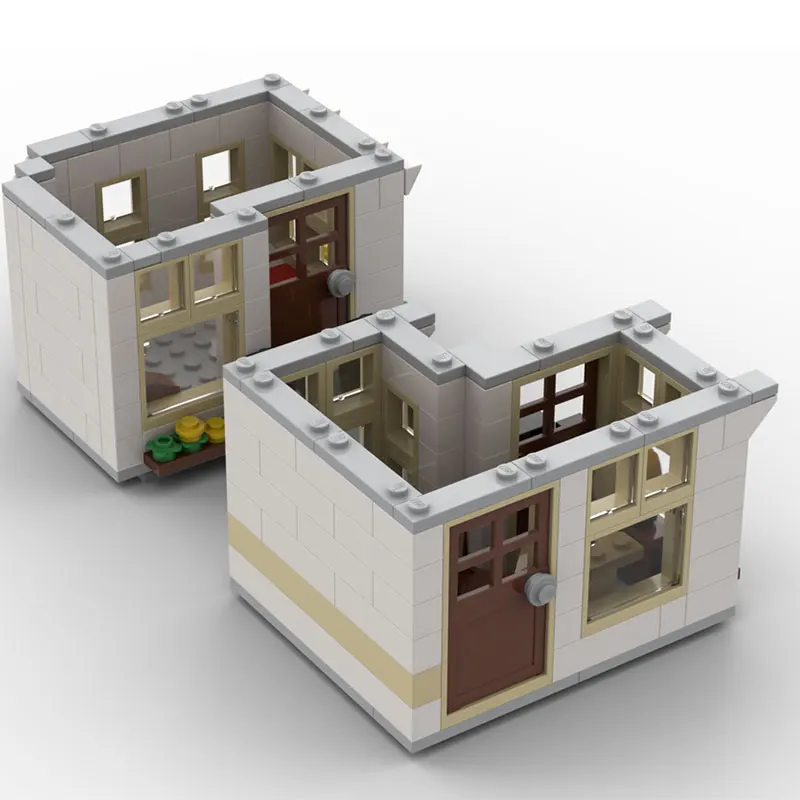 945PCS MOC- 203039   모듈 형 장난감 및 식료품 점 새로운 도시 뜨거운 판매 스트리트 뷰 MOC 빌딩 블록 DIY 크리 에이 티브 아이디어 어린이 장난감