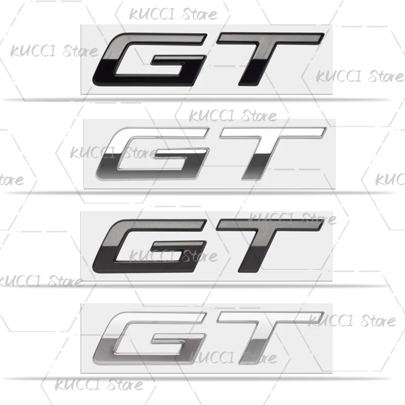 

3D Car Sticker GT Logo Metal Emblem Badge Decals For 2025 Peugeot 208 2008 308 3008 208 5008 306 206 RCZ CC 107 407 207 307 4008