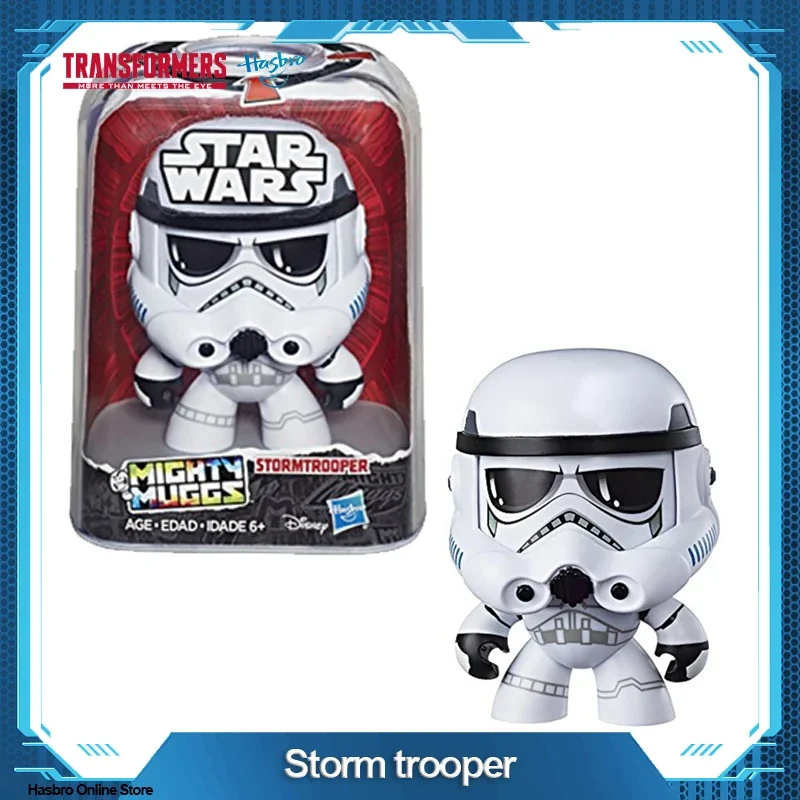 Hasbro Star Wars Mighty Muggs Mm S2 Storm Trooper Action Firgure Toys with Fun for Kids Birthday Gift E2183