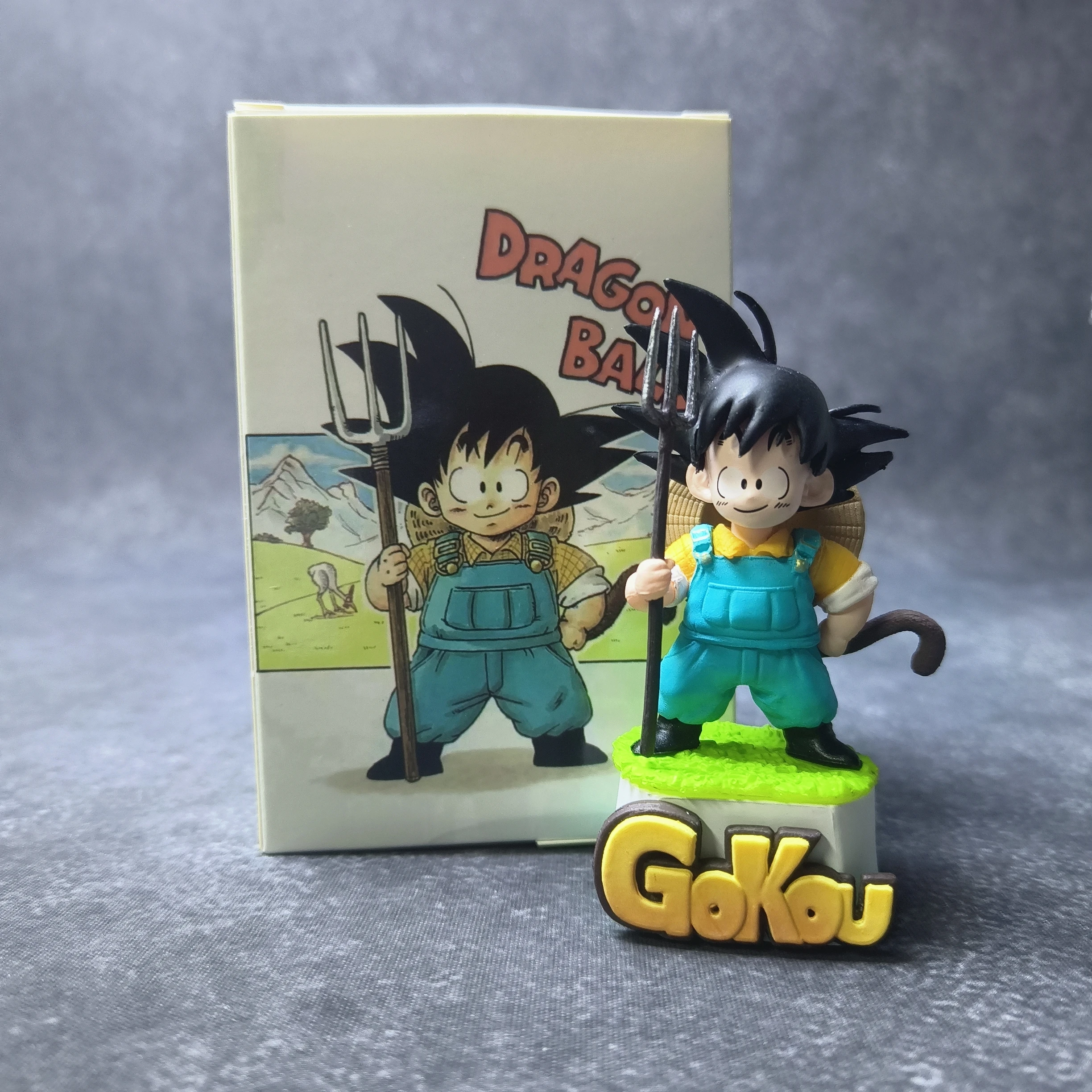 9 cm Anime Dragon Ball Z Figur Bauer Szene Goku Action Figure Sammeln Figur Modell Spielzeug Dekoration Geschenk