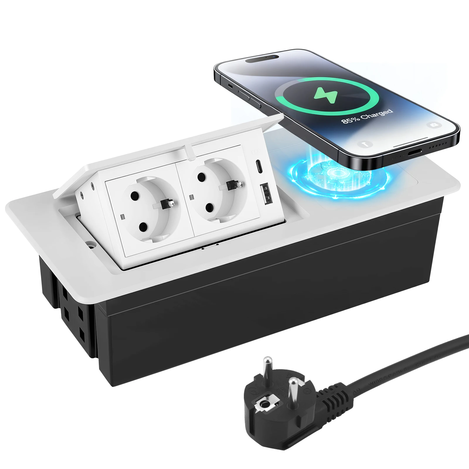 Caja de Conexión Eléctrica de Escritorio