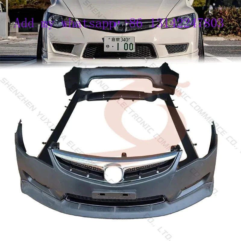 

Body Kit Brand New Auto Surround Fit for 2006-2011 Upgrade to mugen FD2 TR RR Model Front and Rear Bumper Side Skirt Spoiler