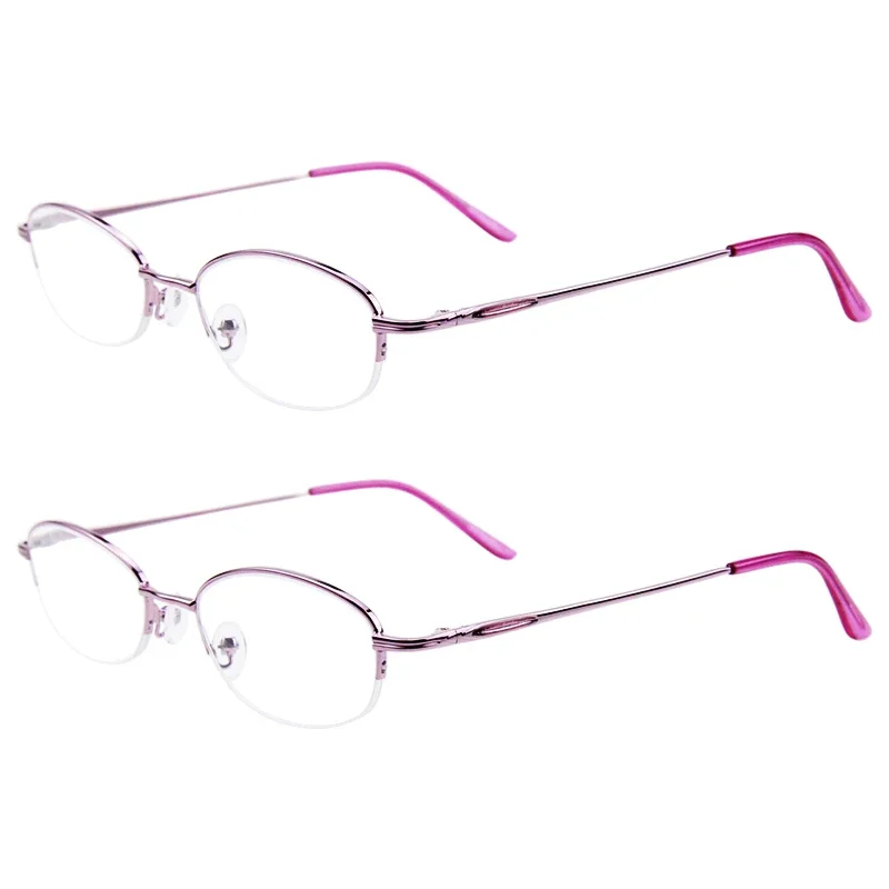 2 Pack Reading Glasses for Women,Blue Light Blocking Computer Glasses, Anti UV/Eye Strain/Glare,Diopters:+1 +1.5 +2 +2.5 +3+3.5
