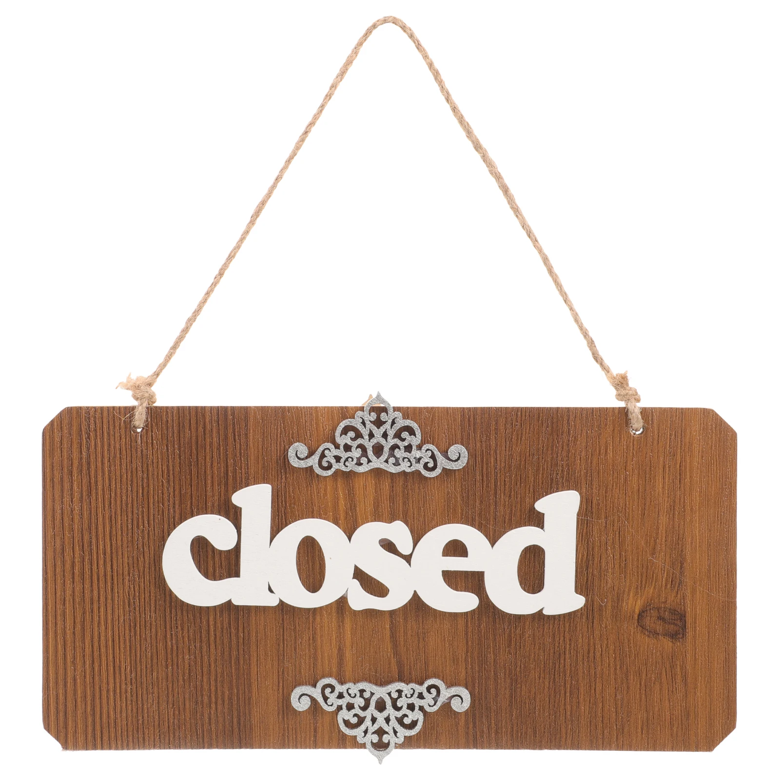 

Wooden Door Double Sided Open Closed Business Sign for Cafe Shop Bar Hotel Nordic Style Wall Decor Wooden Hanging Sign