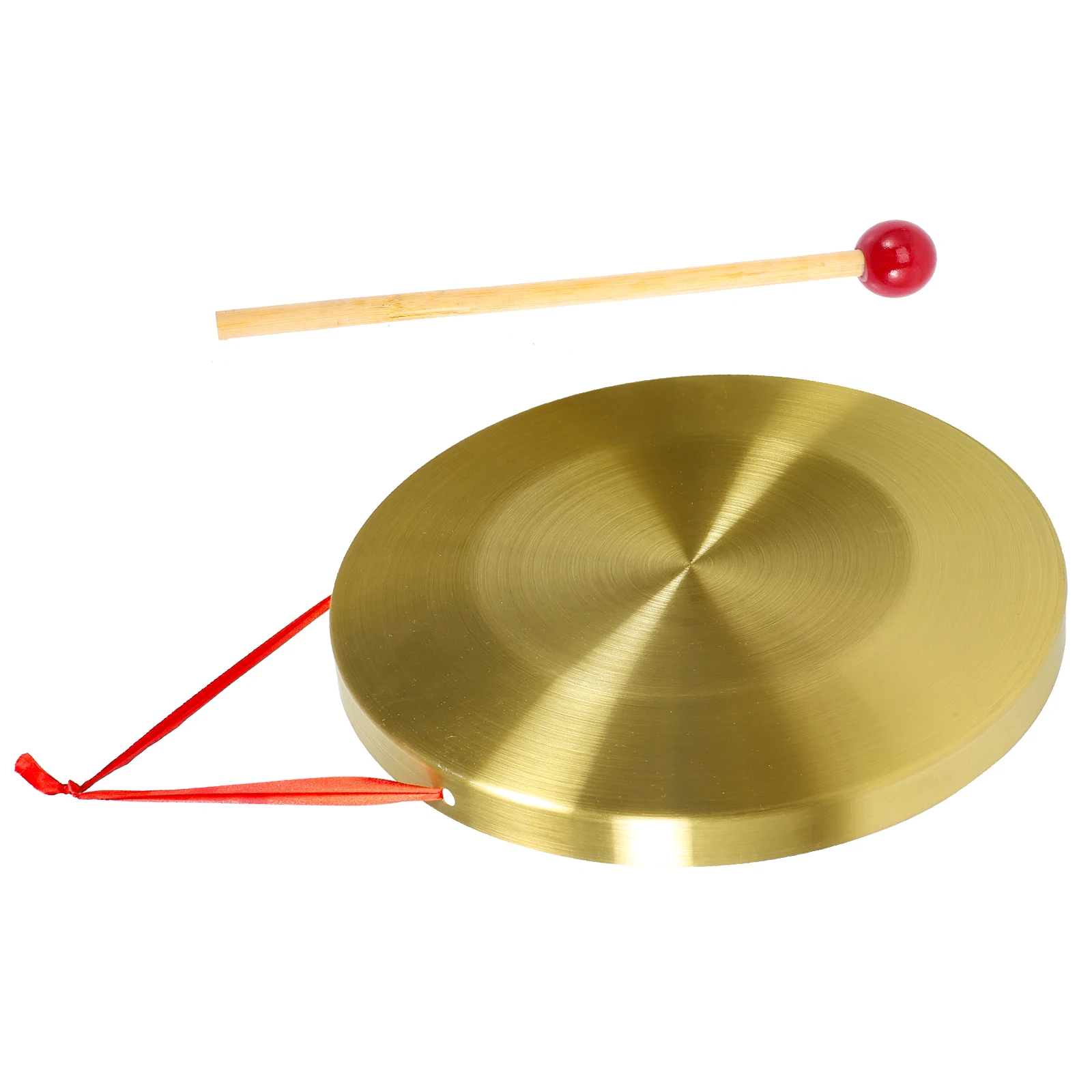 

Copper 22CM Clear Sound Percussion Instrument Flood Warning Kids Music Copper Gong Mini Gong for Party Opening