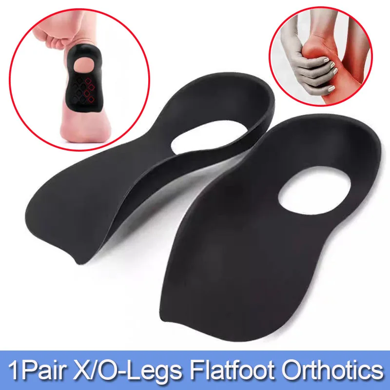 

1Pair Flat Foot Orthotics Insoles-Flat Foot OShaped Legs Insole-Unisex Arch Support Shoe Inserts Foot Care Tools