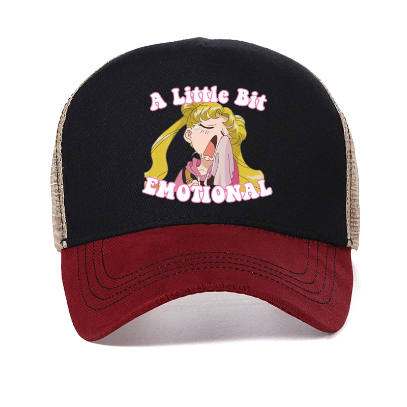 

Woman Funny Sailor Moon baseball cap Harajuku Casual Cartoon Female Ulzzang Women Graphic Ulzzang Japanese Kawaii hat