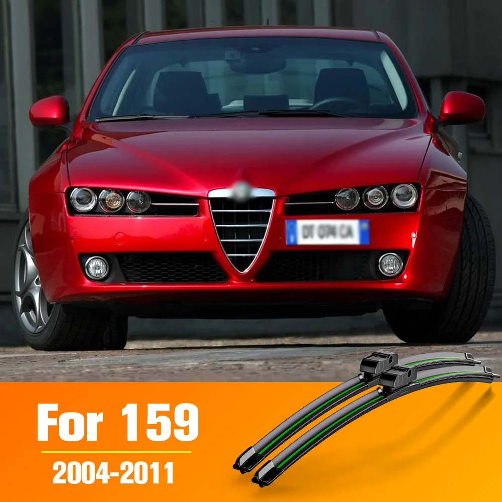 Wiper Front Wiper Blades For Alfa Romeo 159 2004-2011 2005 2006 2007 2008 Windshield Windscreen Window 22\