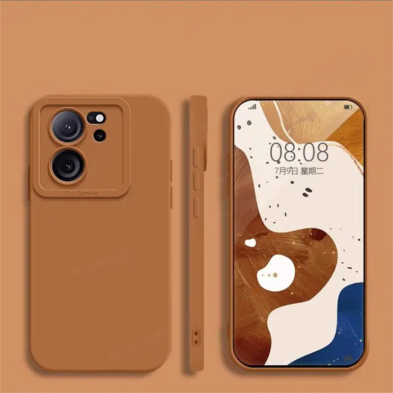 Nuovo Per Xiaomi 13T Pro Caso Xiaomi 13T Pro Della Copertura Funda Originale In Silicone Liquido Protezione Della Macchina Fotografica Morbido