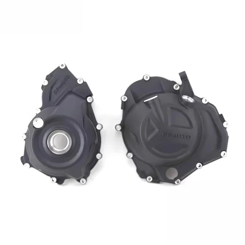 

Подходит для оригинальных аксессуаров для мотоциклов CFMOTO CF450SR, левая и правая боковая крышка CF400-6, магнитная крышка двигателя сцепления