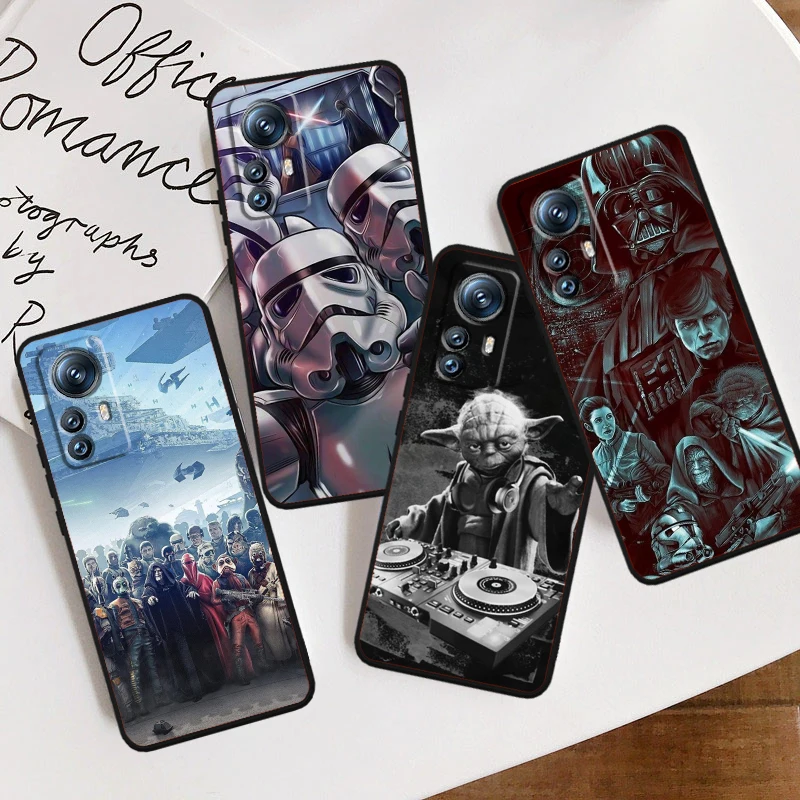 Star Wars Art Cool For Xiaomi Mi 14 13T 13 12T 12 11T 11i 11 10T 10 Pro Lite Ultra 5G Black Cover Phone Case