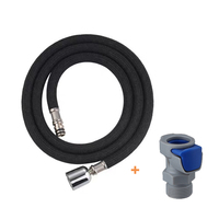 1.5m Kitchen Faucet Hose 360° Rotation Pull Out Nylon Braided Shower Hose 360° Rotation Kitchen Faucet Hose