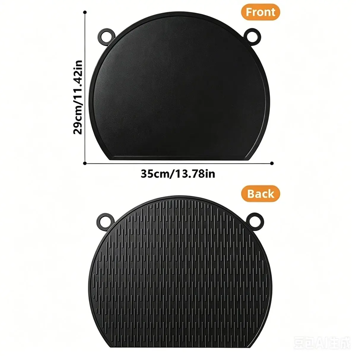 Multi-use Gear Flexible TPU Cutting Board Anti-Mold Double Sided Kitchen Tool Anti-Mold Kitchen Cutting Board