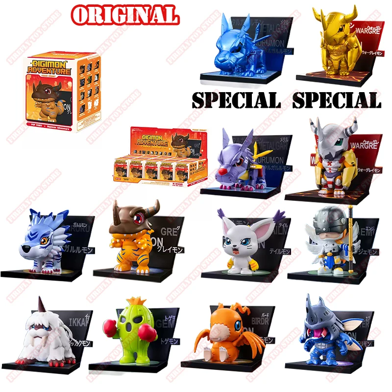 

Original Digimon Adventure Animation Game Peripheral Toys Greymon Garurumon Fridge Magnets Anime Action Model Figures Collection