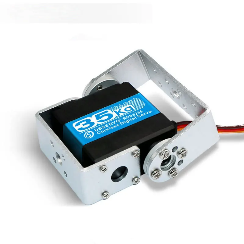 1x servo robô de alta tensão de alto torque 35kg rds3235 metal engrenagem coreless servo motor digital arduino para robô diy