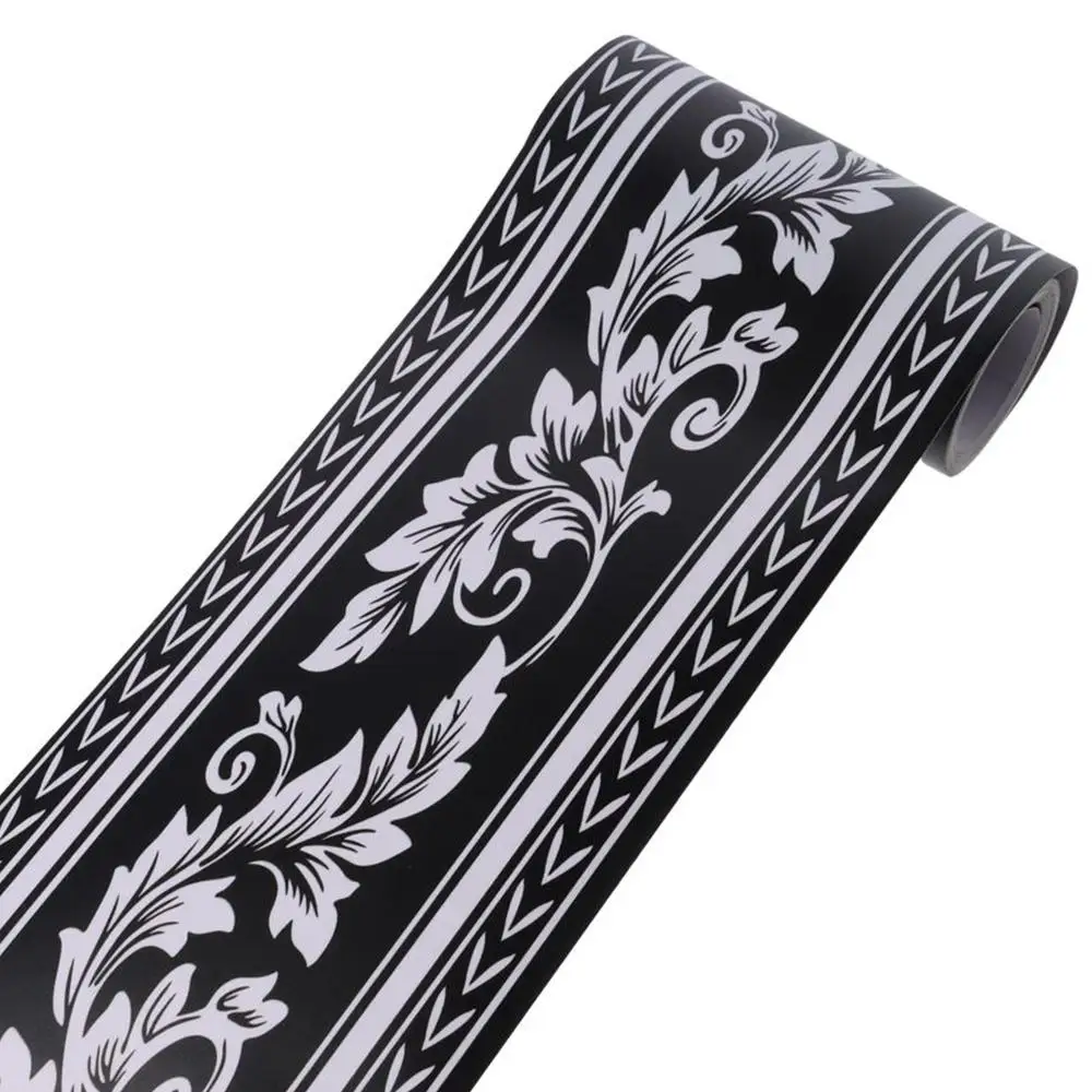 ورق حائط بحواف عصي وقشر زهور ، غطاء حائط من كلوريد البولي فينيل ، تصميم عتيق لغرفة النوم ، المطبخ ، ديكور ملصق البلاط ، 5 أمتار