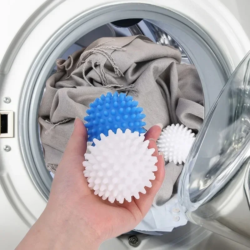 Bolas Mágicas de lavandería para el hogar, bolas de lavandería reutilizables, antibobinado, Bola de limpieza de secado, suavizante de ropa, 6/1