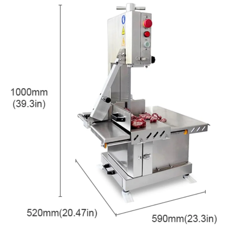 FOR JKB-280S 1800W  Saw 304 Stainless Steel 1830mm Saw Blade with  Slag Box Emergency Stop 110/220/240V