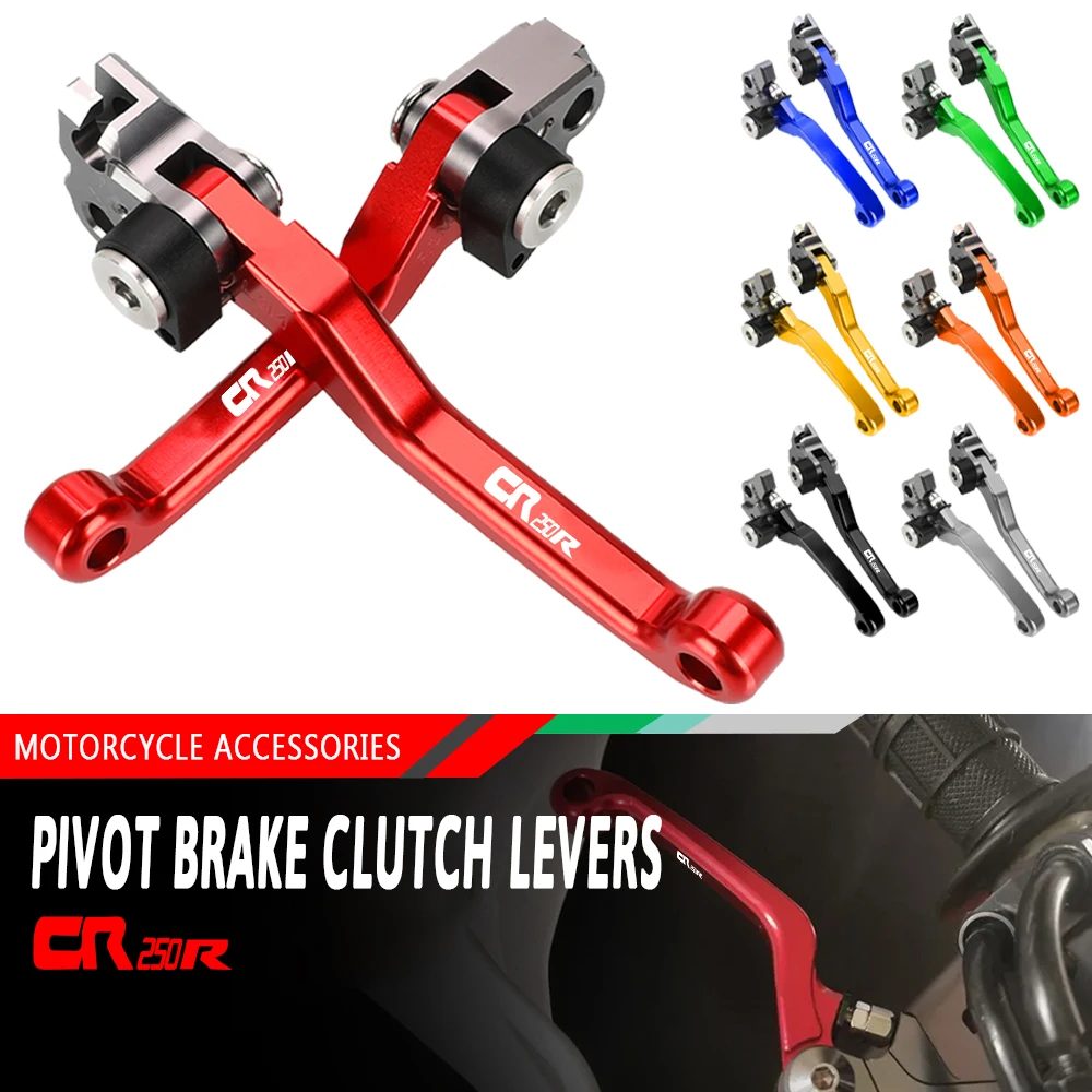 CR 250 R 1992-2007 2006 2005 2004 Motorcycle Accessories Pivot Brake Clutch Levers Dirt Pit Bike Handle For HONDA CR250R CR 250R