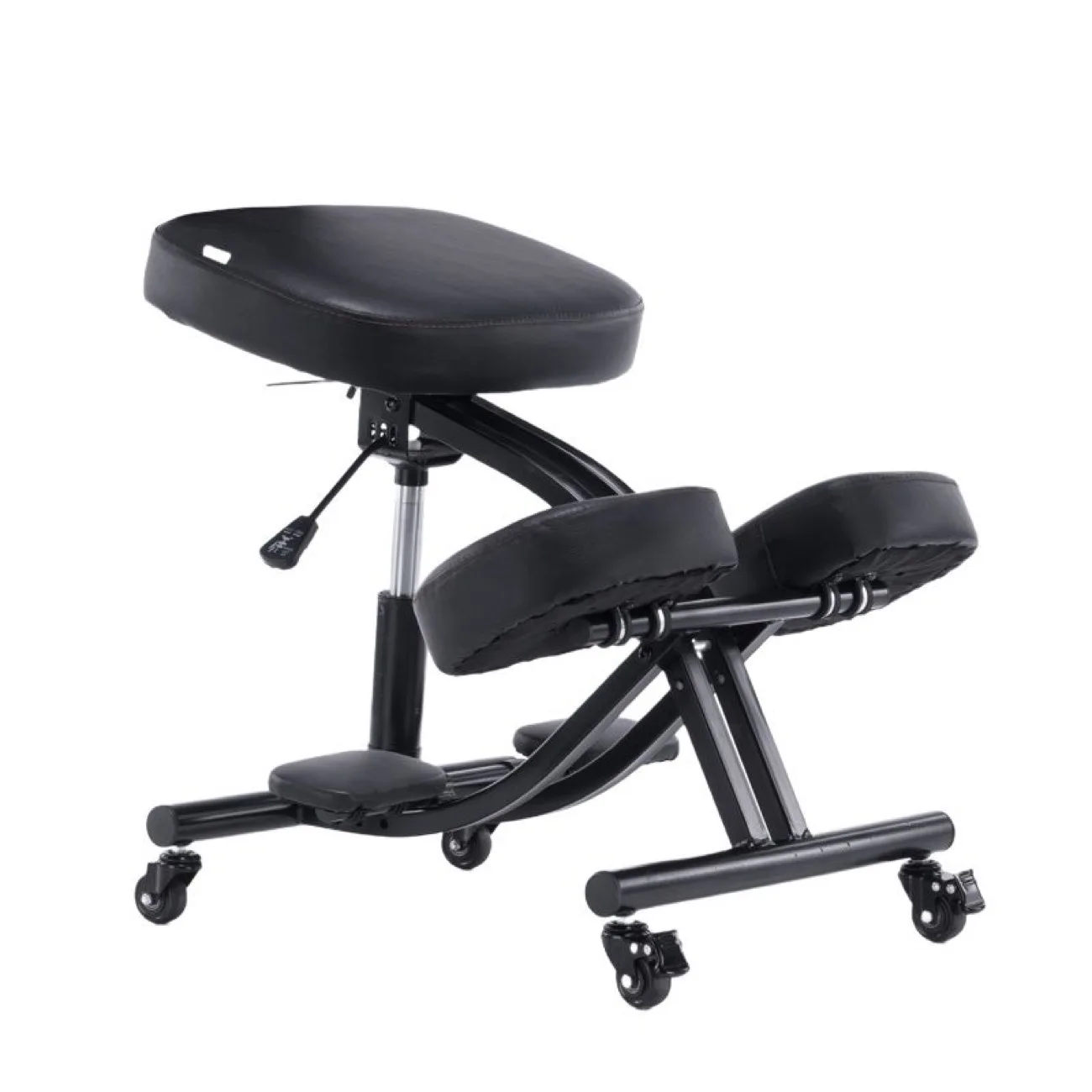 Office Home Sitting Posture Correction Chair Ergonomic Kneeling Chair Lifting Working Computer Stool with Wheels Avoid Hunchback
