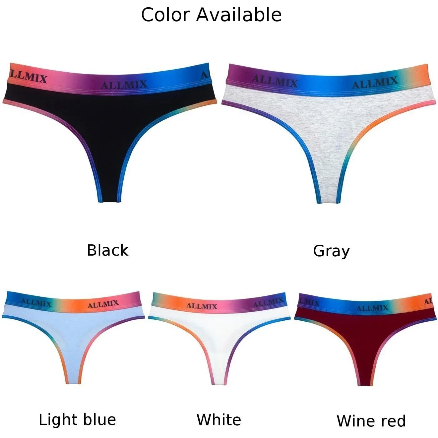 Women\'s Underwear Low Waist Seamless Lingerie Sports Letter Panties Women Cotton V-String Thong Underpants G-String Thongs