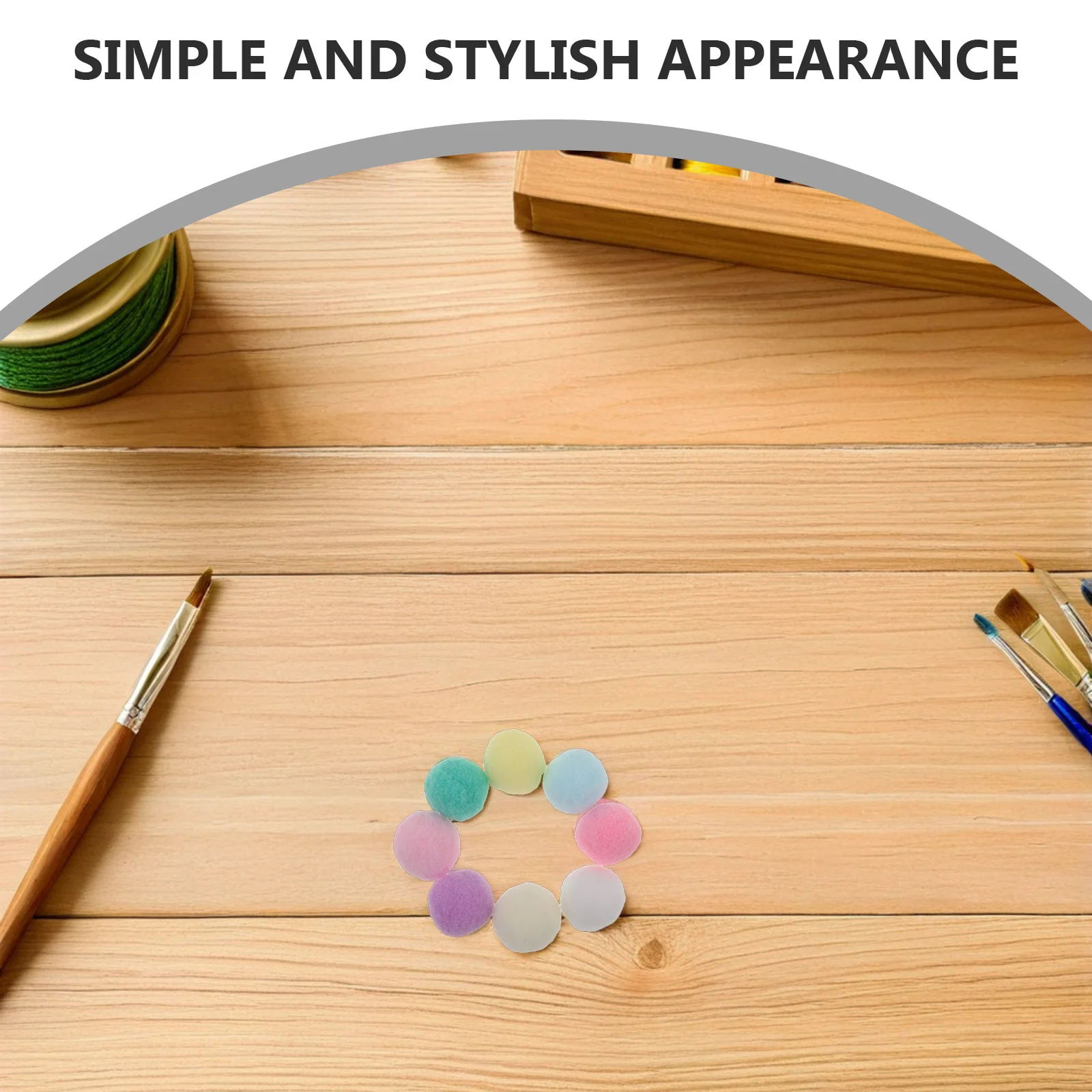 

1000Pcs High Resilience Polyester Pom Pom Balls 1 Inch Multicolor Puff Balls DIY Arts Crafts Home Decor Party Decoration