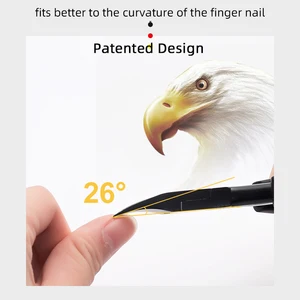 Ingrown nail clippers for pedicure and manicure, nail cutter, stainless steel, thick nail correction, deep in nail grooves, tools 10 Main Sales Nail Stick - №7