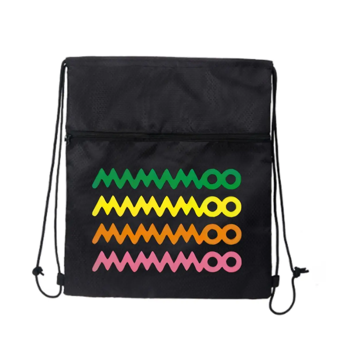 

Красочная волна - как узор Art Park Stroll Сумка на молнии на шнурке: вмещает закуски и игрушки