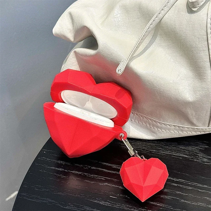 Love Heart Earphone Cases for HUAWEI FreeBuds 5i 6i 5 4i FreeClip Free Buds Pro 2 3 4 Pro2 Pro3Pro4 SE3 Protective Headset Cover - view 5