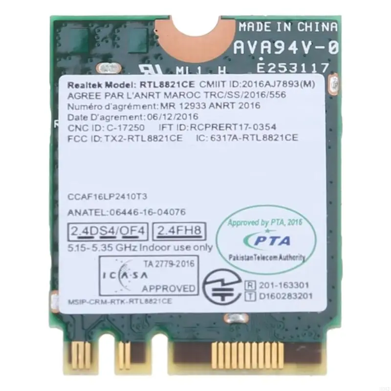 

B0KF AW-CB304NF RTL8821CE Беспроводной сетевой адаптерной карты 433MBP
