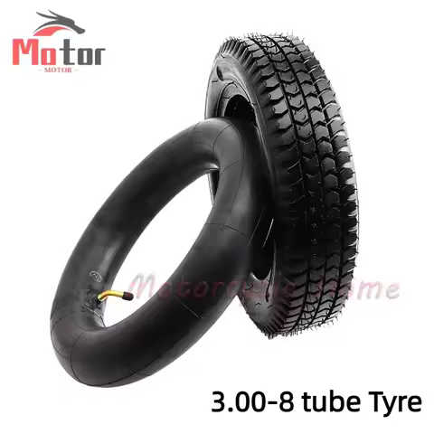 3.00-8 / 300-8 Tire 4PR Tyre Fits Gas and Electric Scooters Warehouse Vehicles Mini Motorcycle