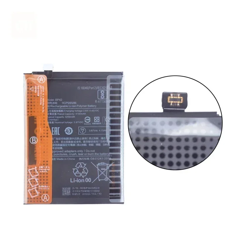 Brand New Mobile Phone Battery BP42 4250mAh Battery For Xiaomi  Mi 11 Lite High Quality Phone Replacement Batteries