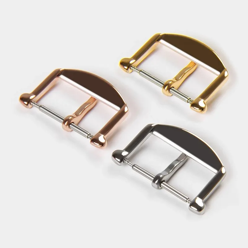 16 мм 18 мм 20 мм для часов IWC, универсальная новая игольная пряжка, нейлоновый холщовый ремешок, сменная новая пряжка для часов из нержавеющей стали