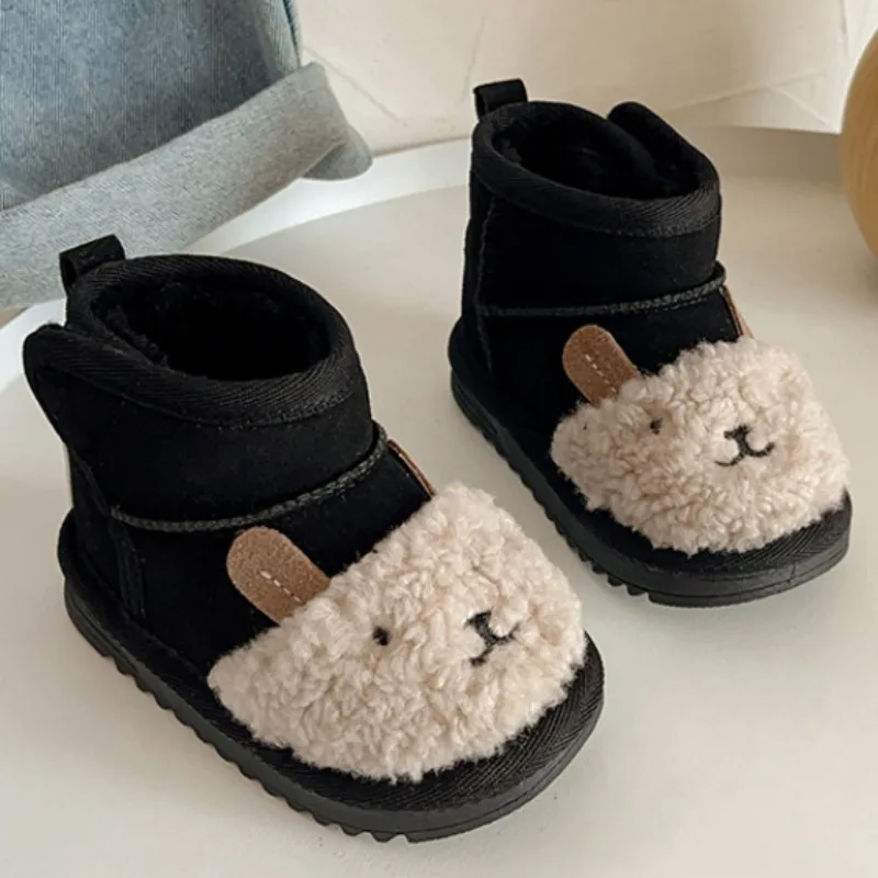 Botas de neve curtas para bebê, Sapatos de inverno quente, Sapato De Algodão Grosso, Tasman