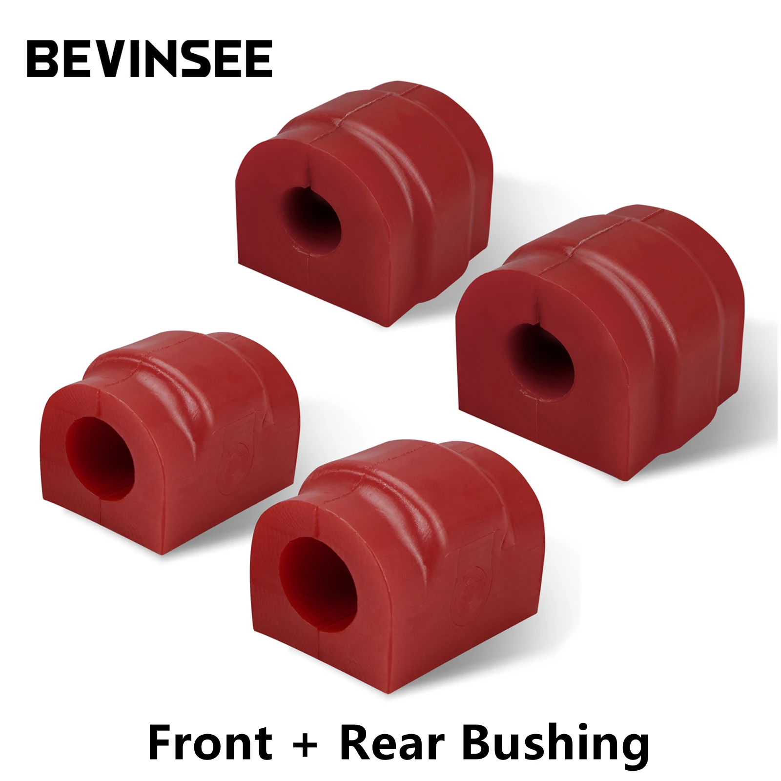 

BEVINSEE Front & Rear Anti Roll Sway Bar Polyurethane Bushings for BMW 3 Series E46 323i 325i 330i 323ci 325ci 330ci 1999-2006