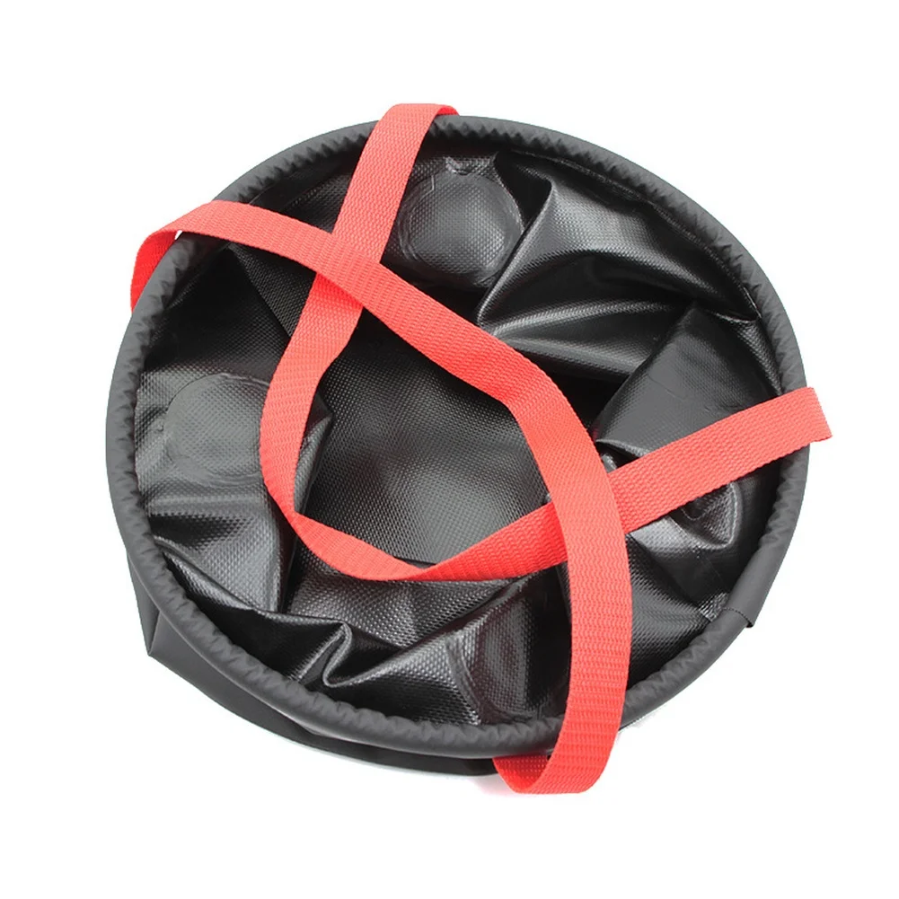 20L Collapsible Water Bucket Portable Folding Camping Wash Basin PVC Lightweight Dishwashing Container For Outdoor Tools