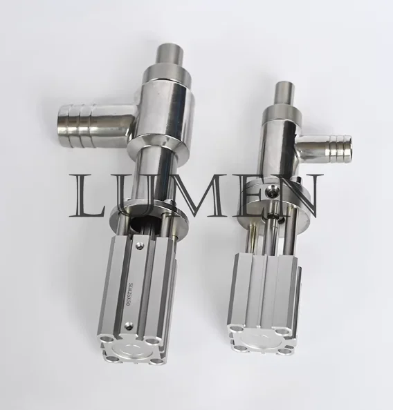 Stainless Steel SUS316/304 Filling machine discharge nozzle paste liquid filling head Filling machine anti drip