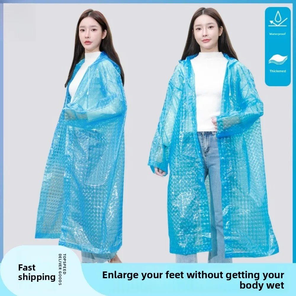 

3D стереоскопический плащ для мужчин и женщин, утолщенный уличный туристический концерт, портативный одноразовый длинный плащ и плащ