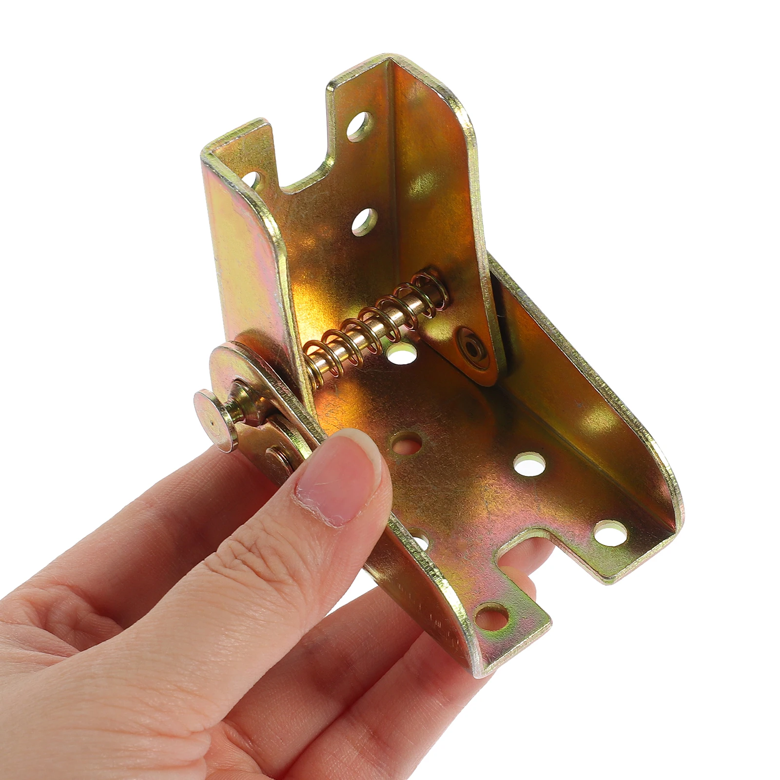 

4 Pcs Self-locking Folding Hinge Table Hinges Heavy Duty Foldable niture Leg Metal Iron Bracket