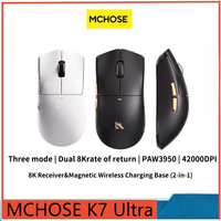 MCHOSE K7 Ultra 4200DPI 750IPS Three Mode  PAW3950 Lightweight Dual 8K Wireless Game E-sports Office Mouse