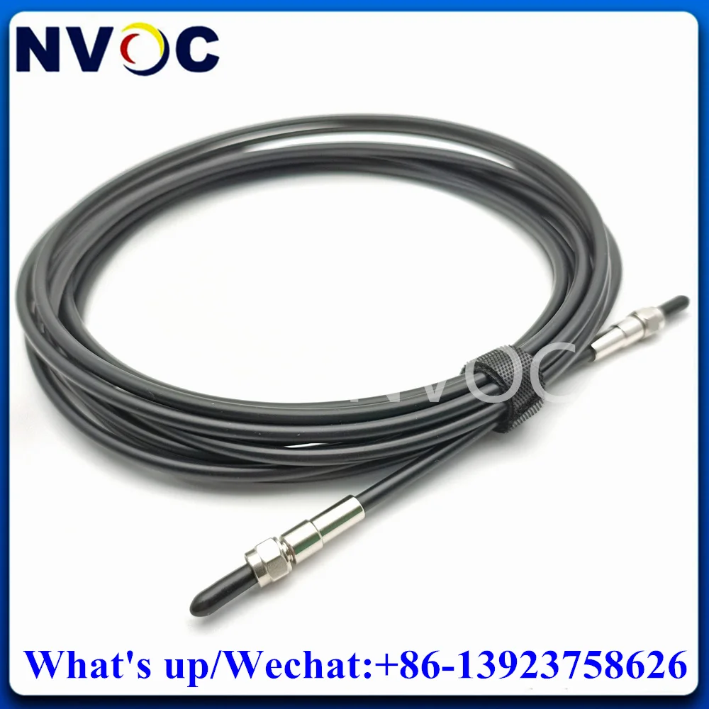 SMA905 1/2/5/10/15/20M kabel połączeniowy światłowodowy SMA905-SMA905 980/1000um plastikowy medyczny, wielokrotnego użytku, jednorazowy kabel światłowodowy