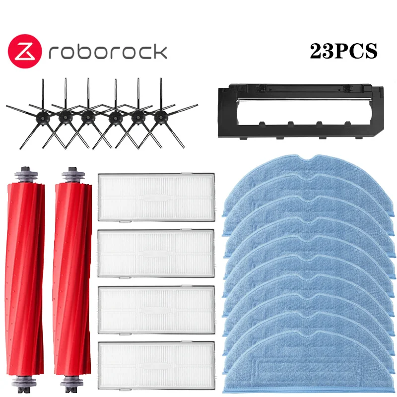 Roborock S7 S70 S7Max T7S Plus Roboterstaubsauger Zubehör Hauptbürstenabdeckung HEPA-Filter Wischpad Ersatzteile