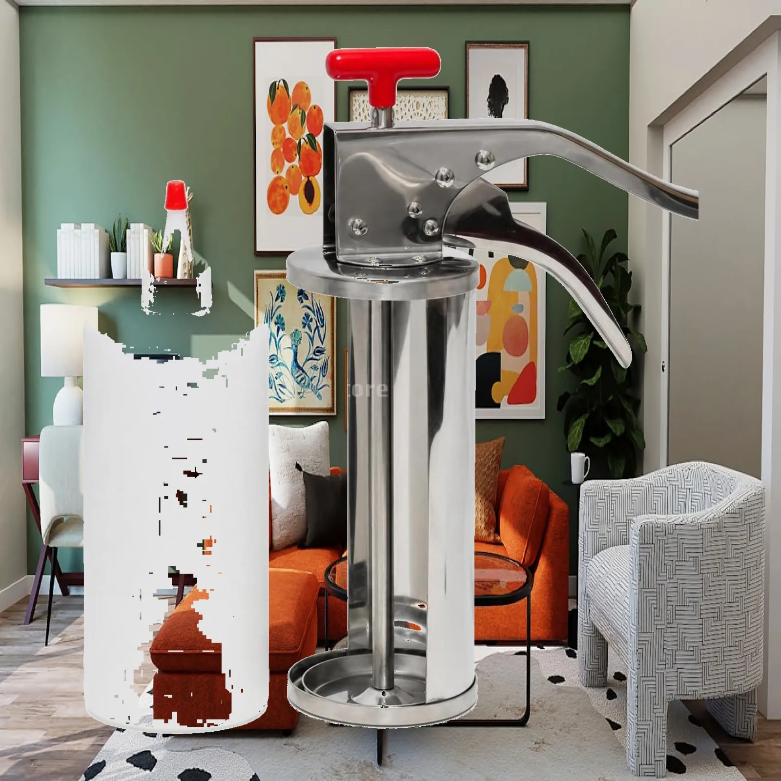 Sauce Dispensing with Bottle Stainless Steel Condiment Dispenser Mess-Mess-Less Ergonomic for Restaurants