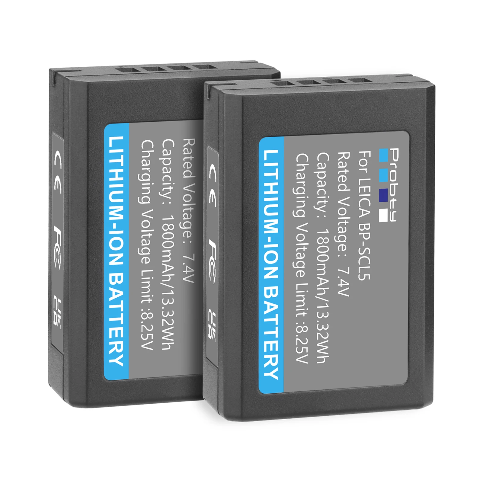 1800mAh BP-SCL5 バッテリー + LED デュアルスロット充電器ライカ M10