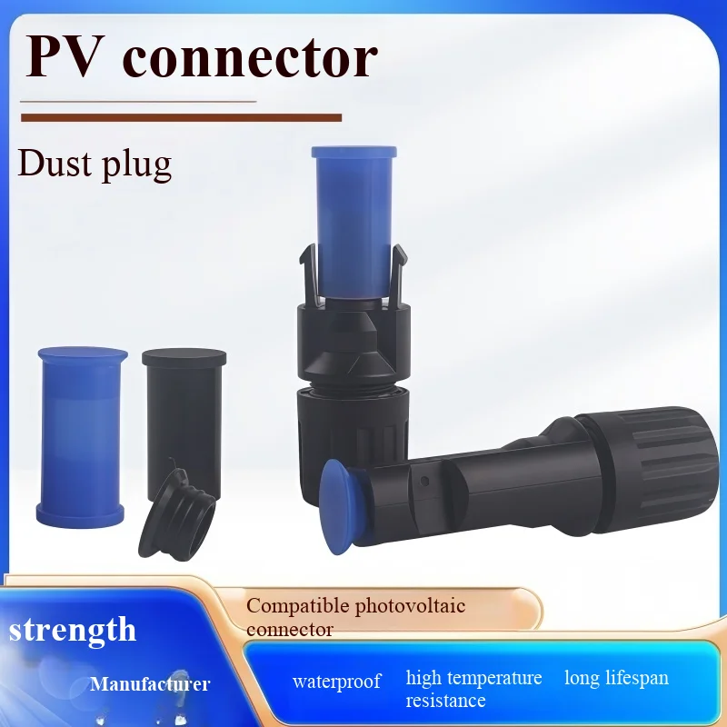 10PCS Pv Solar Connector Dust Cap Plastic Dust Caps for Pv Solar Connectors