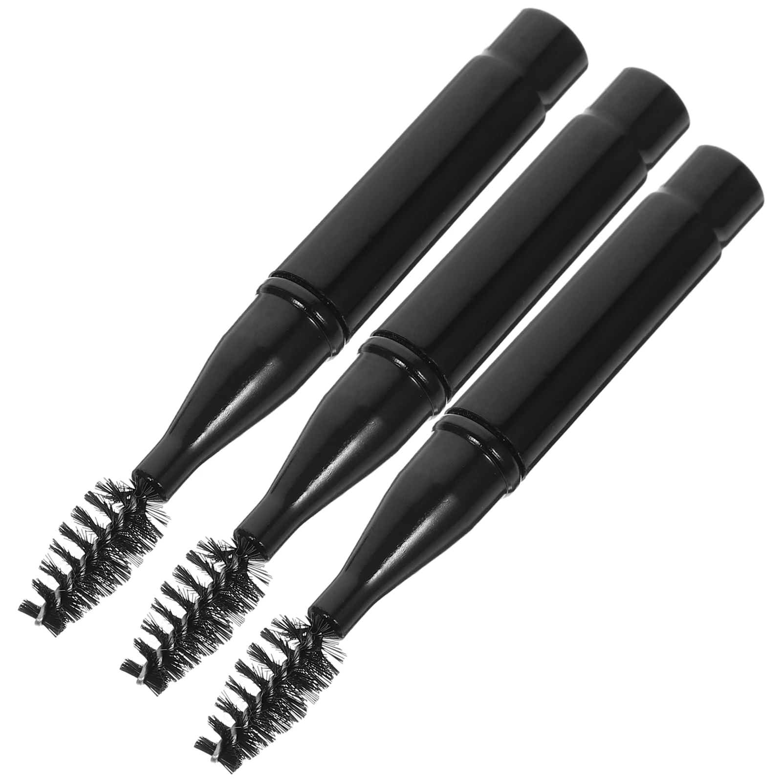 3Pcs Augenbraue Pinsel Mascara Zauberstab Wimpern Kamm Mini Kurzen Griff Tragbare Multi Funktion Wimpern Applikator Wimpern Pinsel Zauberstäbe